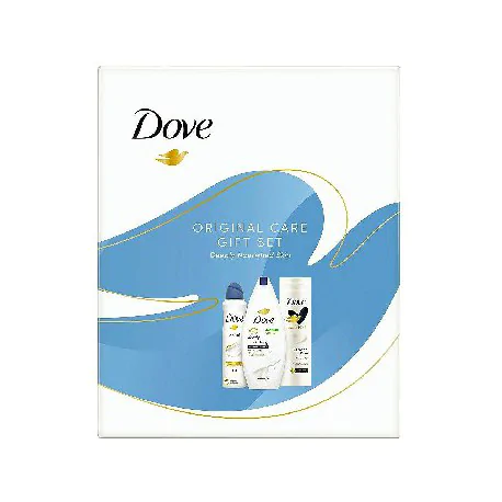 Dove Zestaw Deeply Nourishing (Żel pod prysznic + Balsam do Ciała + Dezodorant spray)