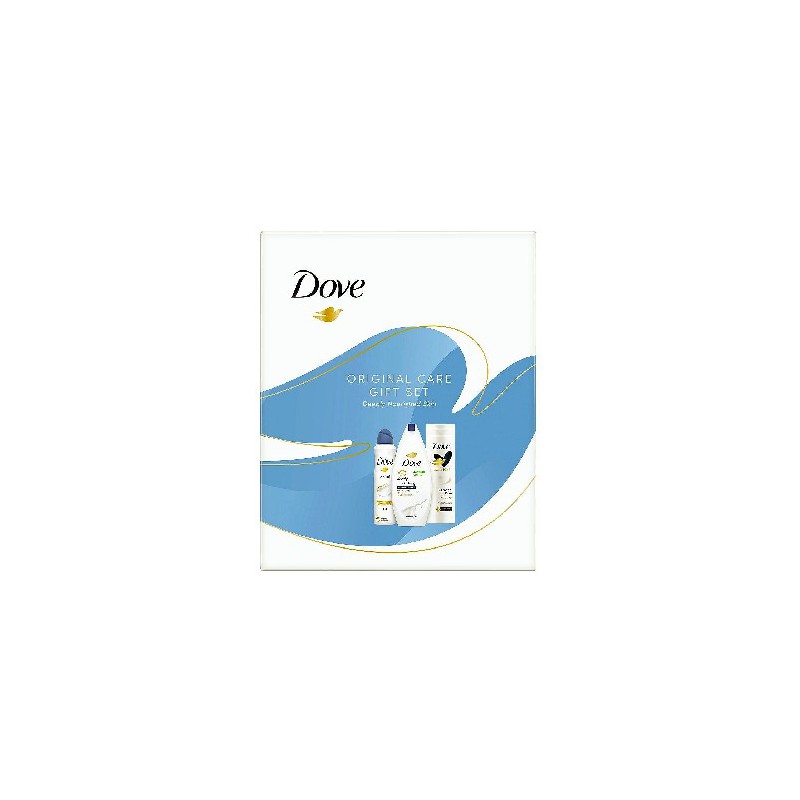 Dove Zestaw Deeply Nourishing (Żel pod prysznic + Balsam do Ciała + Dezodorant spray)