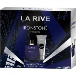 La Rive Zestaw Men Ironstone (Woda Toaletowa 100 ml + Żel pod prysznic 100ml)