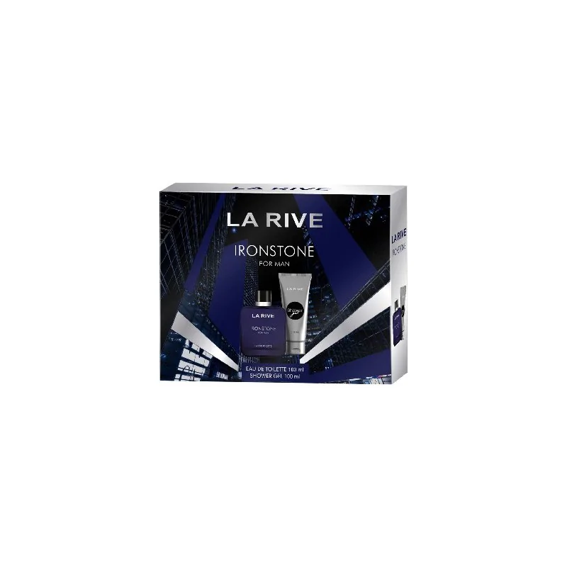 La Rive Zestaw Men Ironstone (Woda Toaletowa 100 ml + Żel pod prysznic 100ml)