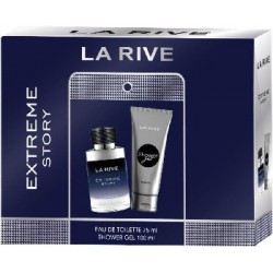 La Rive Zestaw Upominkowy Męski Extreme Story (Woda Toaletowa 75ml + Żel pod prysznic 100ml)