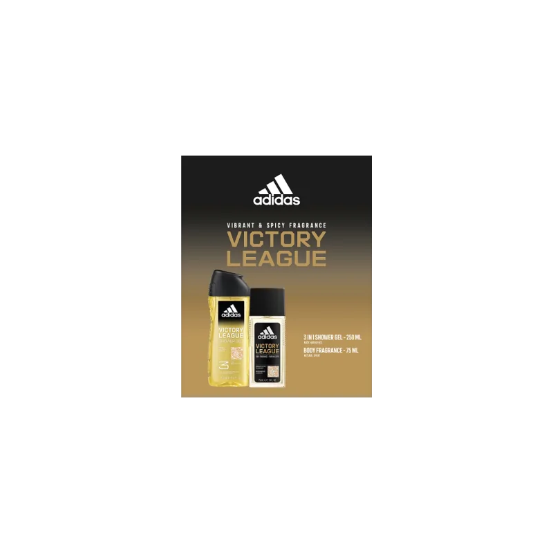 Zestaw kosmetyków Adidas Victory League deo perfum., żel pod prysznic