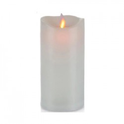 Świeca LED Subito z ruchomym płomieniem kość słoniowa 12 cm