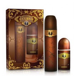 Cuba zestaw Gold woda toaletowa 100ml + deo roll on 50ml