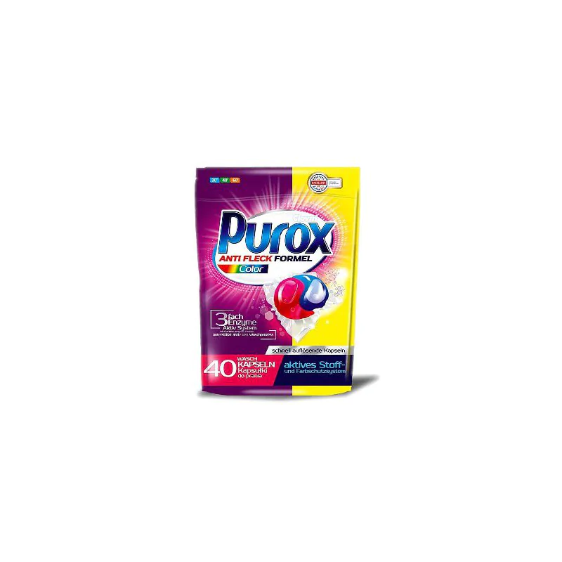 Purox kapsułki do prania color 40szt