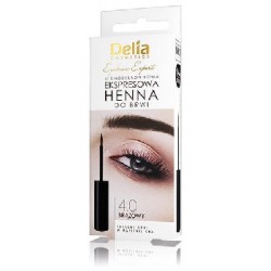 Delia Eyebrow Expert henna ekspresowa jednoskładnikowa do brwi brązowa 6ml