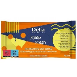 Delia Kepp Fresh chusteczki nawilżane shea butter 15szt