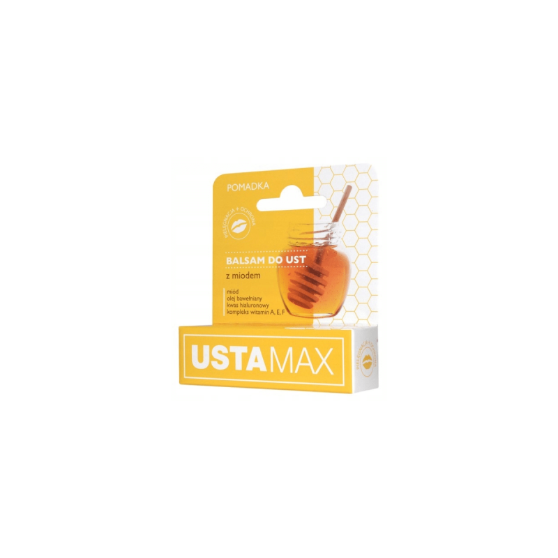 Maxmedical Ustamax pomadka z miodem 4,9G