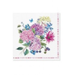 Serwetki papierowe TaT Hydrangea Bouquet 33x33cm TL123700
