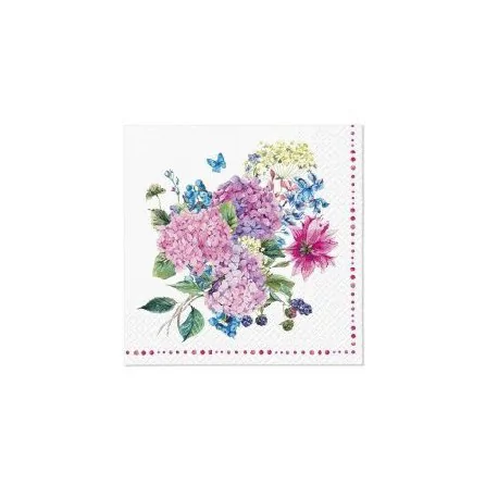 Serwetki papierowe TaT Hydrangea Bouquet 33x33cm TL123700