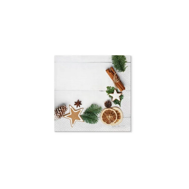 PAW serwetki świąteczne Natural Xmass Frame 33x33cm TL833000