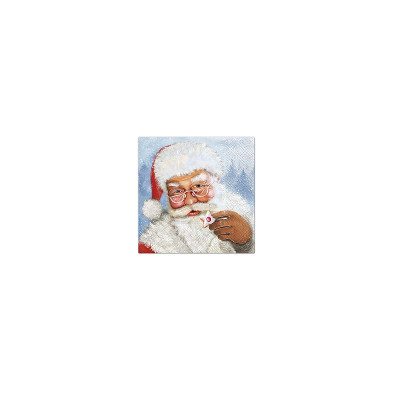 PAW serwetki świąteczne Santa with Gingerbread 33x33cm TL231800