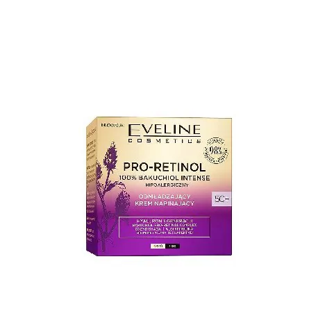 Eveline Pro-Retinol 100% Bakuchiol odmładzający krem napinający 50+