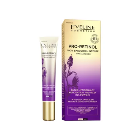 Eveline Pro-Retinol 100% Bakuchiol silnie liftingujący koncentrat pod oczy i na powieki