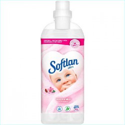 Softlan Ultra płyn do płukania Weich & Mild biały 1L 45 płukań