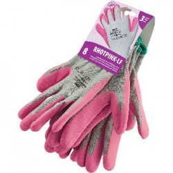 Rękawice Robocze różowo-szare Rhotpink LF 8
