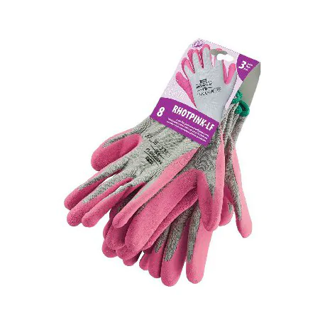 Rękawice Robocze różowo-szare Rhotpink LF 8