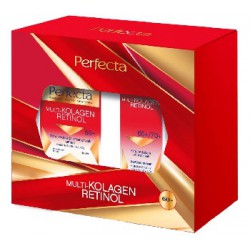 Perfecta Multi Kolagen Retinol 60+ zestaw (Krem do twarzy 50ml + Krem pod oczy 15ml)