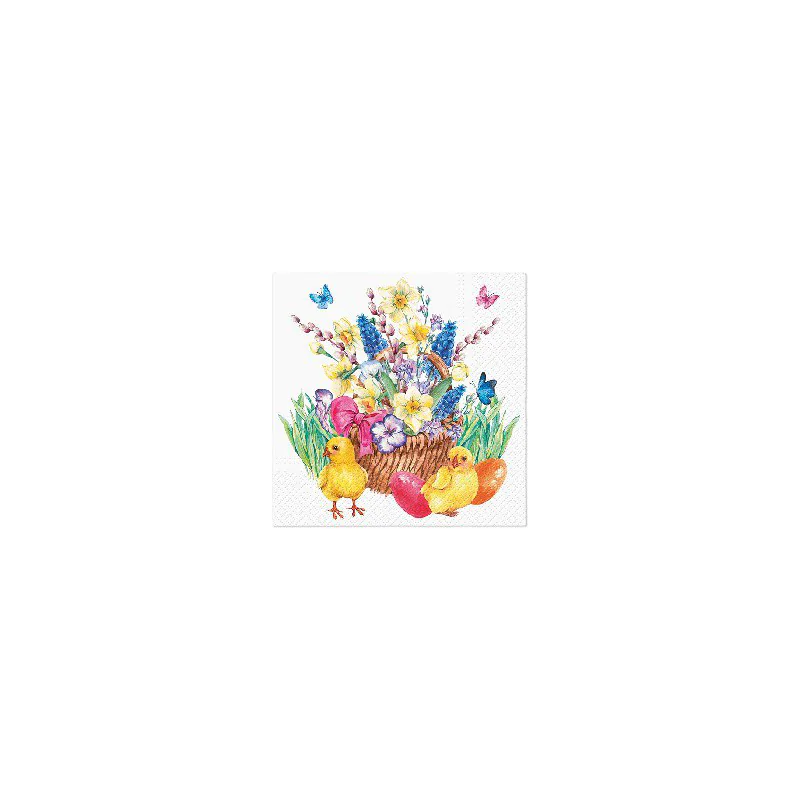 Paw Wielkanoc Serwetki Easter Bouquet TL124900 33x33cm