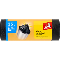 Jan Niezbędny Worki HD Classic z taśmą 35l 18szt