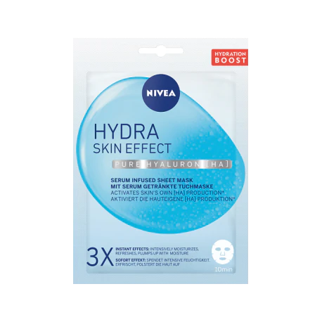 Nivea Hydra Skin Effect Nawadniająca Maska-serum w płachcie 1 szt
