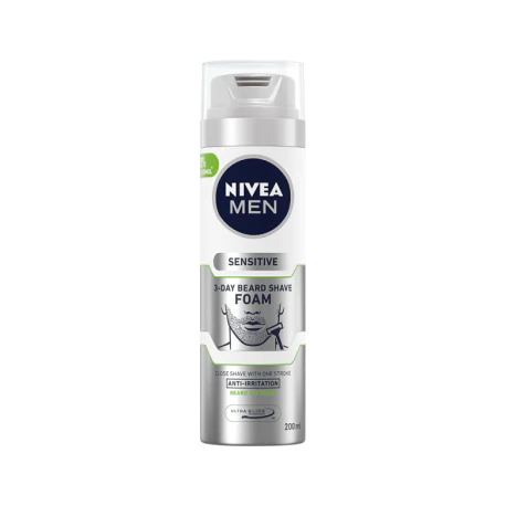 NIVEA Pianka do golenia MEN Sensitive 3 dni zarostu 200 ml