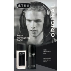 STR8 Zestaw Kosmetyków Original (Dezodorant naturalny 85ml + Dezodorant Spray 150ml)
