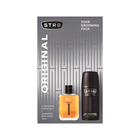 STR8 Zestaw Kosmetyków Original (Woda po goleniu 50ml + Dezodorant spray 150ml)