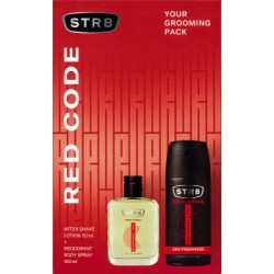 STR8 Zestaw Kosmetyków Red Code (Woda po goleniu 50ml + Dezodorant spray 150ml)
