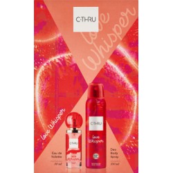 CTHRU Zestaw Kosmetyków Love Whisper (Woda Toaletowa 30ml + Dezodorant spray 150ml)