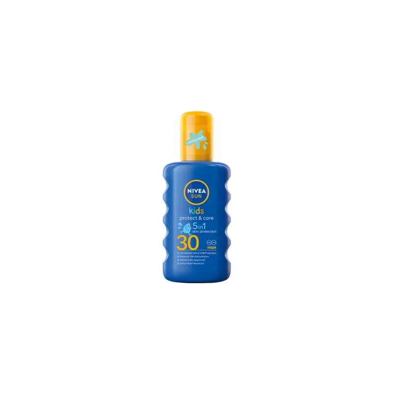 NIVEA Sun Kids Nawilżający spray ochronny na słońce Protect&Play SPF 30 200 ml