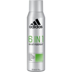Adidas 6 in 1 Antyperspirant w sprayu 150 ml