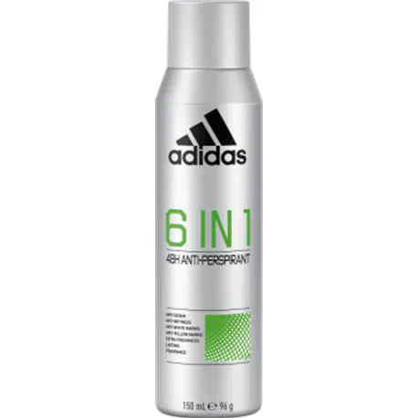 Adidas 6 in 1 Antyperspirant w sprayu 150 ml