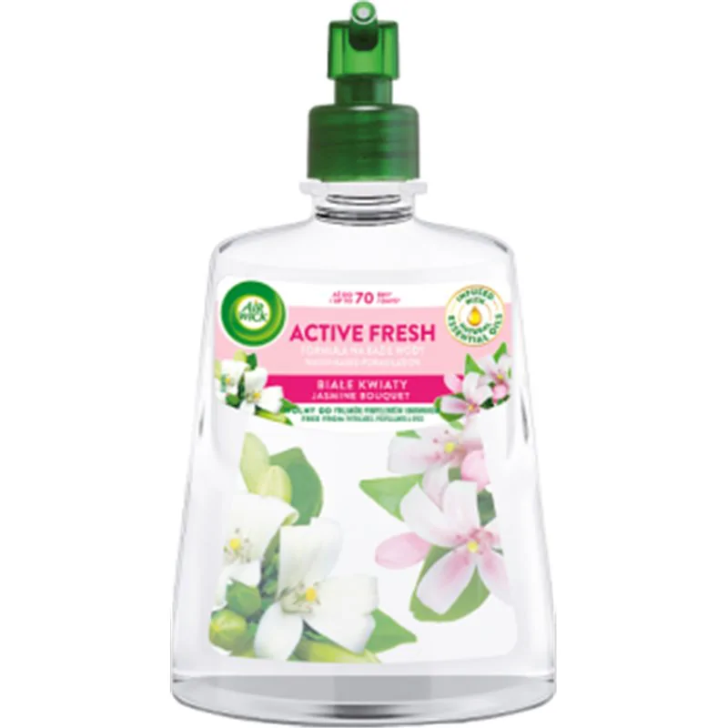 Air Wick Active Fresh Automatyczny odświeżacz powietrza wkład białe kwiaty 228 ml