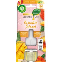 Air Wick Essential Oils Wkład do elektrycznego odświeżacza Mango i Brzoskwinia Spritz 19 ml