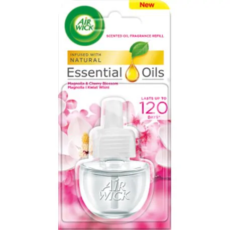 Air Wick Essential Oils Wkład zapachowy magnolia i kwiat wiśni 19 ml