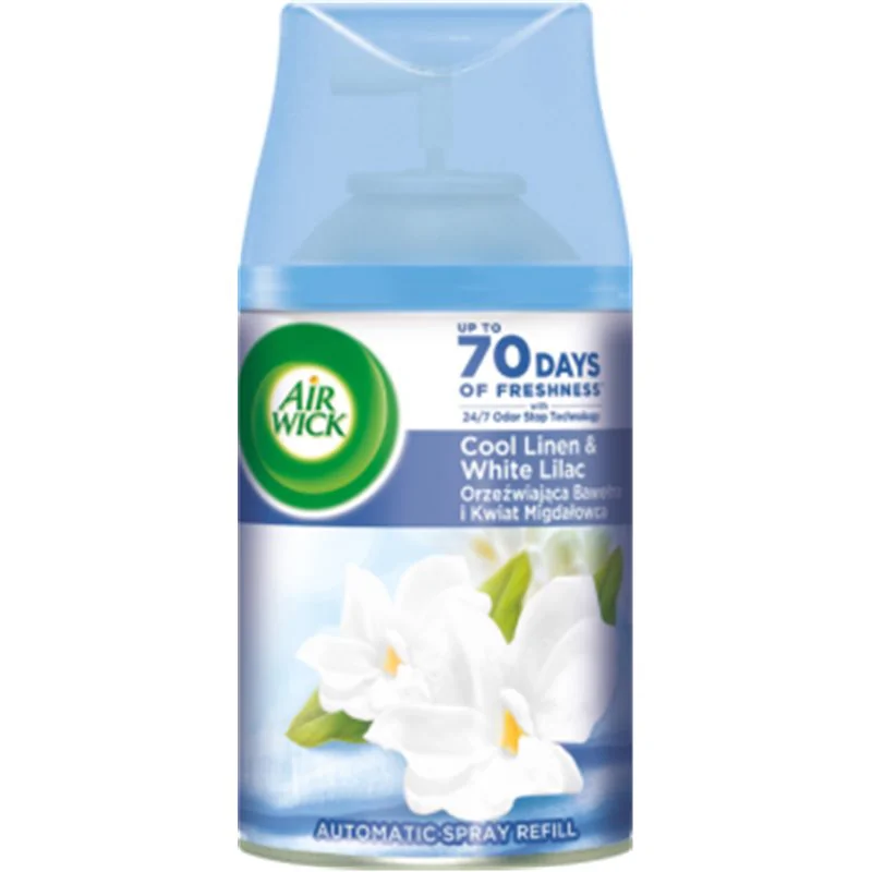 Air Wick Wkład do automatycznego odświeżacza powietrza Orzeźwiająca bawełna kwiat migdałowca 250 ml