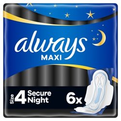 Always podpaski klasyczne Maxi na noc 6szt
