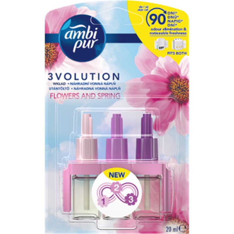 Ambi Pur 3Volution Flowers & Spring Wkład do odświeżacza powietrza