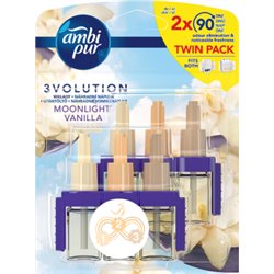 Ambi Pur 3Volution Moonlight Vanilla Wkład do elektrycznego odświeżacza powietrza 40 ml
