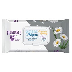 Aqua Wipes papier toaletowy mokry Premium 40szt