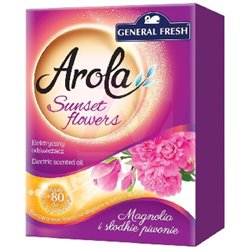 Arola odświeżacz elektryk Magnolia i Słodkie Piwonie blister