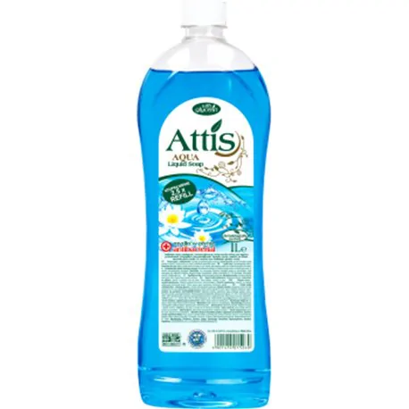 Attis Aqua mydło w płynie antybakteryjne zapas 1l