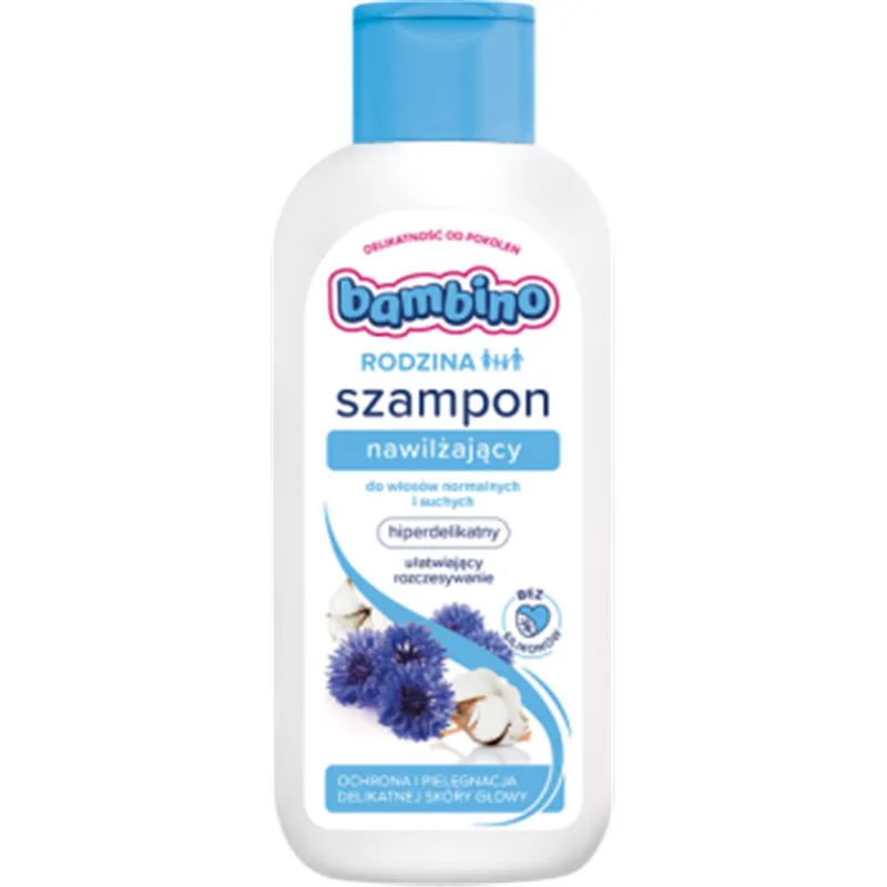 Bambino Rodzina Szampon nawilżający hiperdelikatny 400 ml