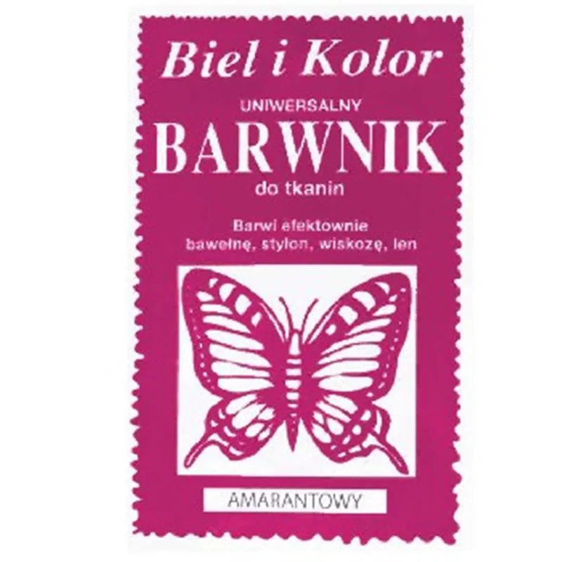 Barwnik do tkanin amarantowy 10g