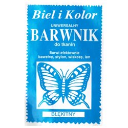 Barwnik do tkanin błękitny 10 g