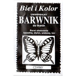 Barwnik do tkanin czarny 10 g