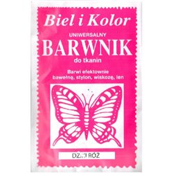 Barwnik do tkanin dziki róż 10 g
