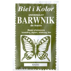 Barwnik do tkanin khaki 10 g