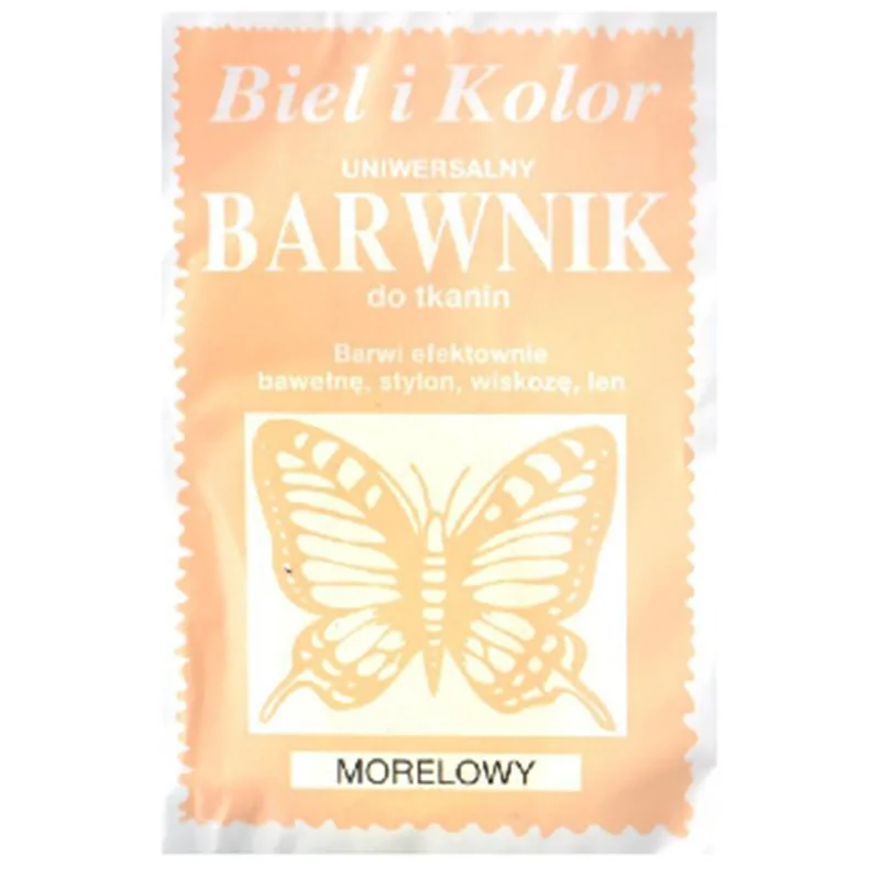 Barwnik do tkanin morelowy 10 g